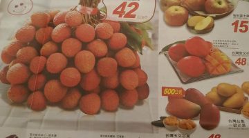 量販店「大潤發」のチラシ